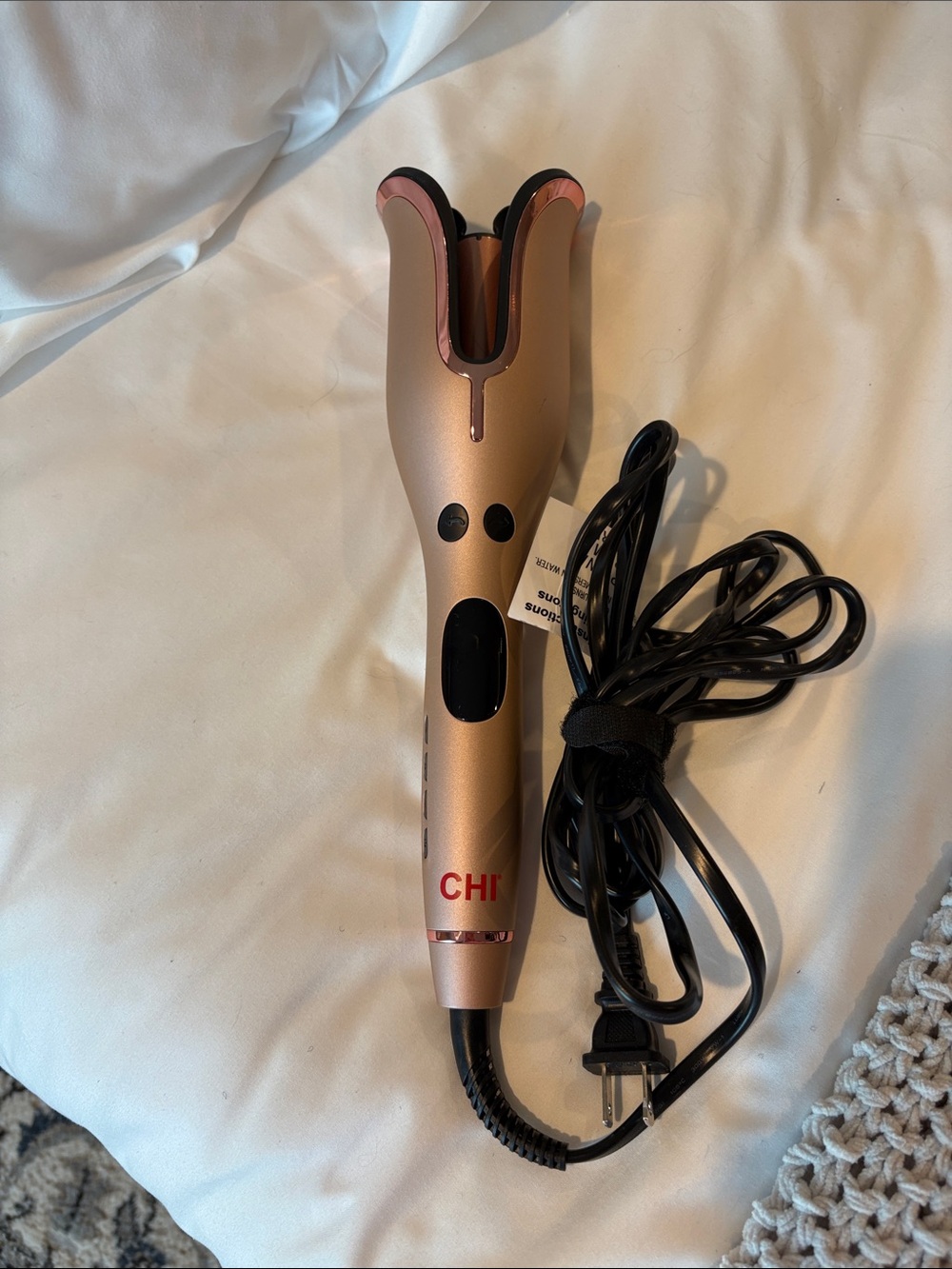 CHI Rose Gold spin & curl